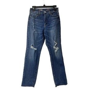 Anthropologie Pilcro The Vintage Straight High Rise Jeans Women's Size 28